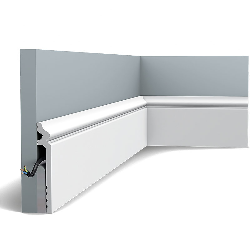  Плинтус ORAC Duropolymer 2000x138x22/ SX186
