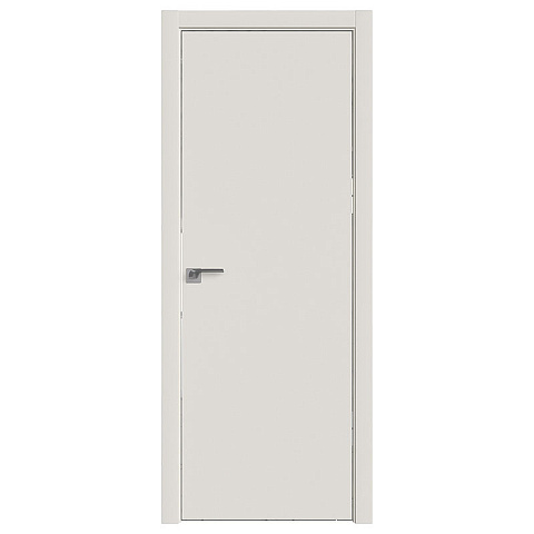 Межкомнатная дверь Profil Doors ПрофильДоорс 1 E кромка хром 4 Eclipse 190 Экспорт Дарк Вайт Глухая (фото 1)